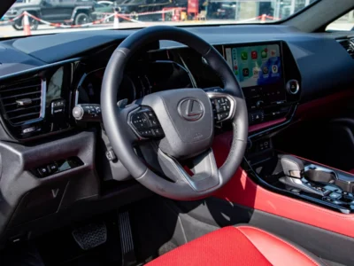 2026 Lexus NX350h 2.5 Litres 4 Cylinders Hybrid Engine Black Red SUV GCC Specs Automatic