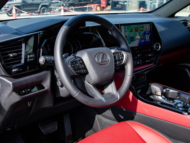 2026 Lexus NX350h 2.5 Litres 4 Cylinders Hybrid Engine Black Red SUV GCC Specs Automatic