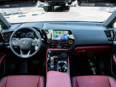 2026 Lexus NX350h 2.5 Litres 4 Cylinders Hybrid Engine Black Red SUV GCC Specs Automatic