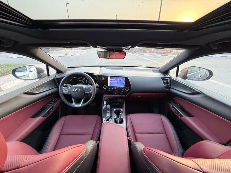 2025 LEXUS NX 350 2.4 Litres V4 Turbo Petrol Engine Black Red SUV American Specs Automatic
