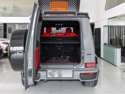 2021 Mercedes-Benz G-Class G800 Brabus 800 Kit 4.0L 8 Cylinders Engine Grey Red SUV European Specs