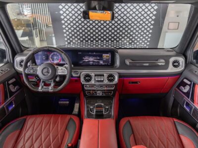 2020 Mercedes-Benz G 63 AMG 4.0L V8 Turbo Petrol Engine Black Red SUV GCC Specs Night package