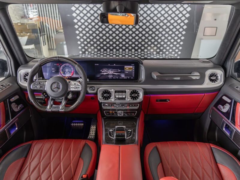 2020 Mercedes-Benz G 63 AMG 4.0L V8 Turbo Petrol Engine Black Red SUV GCC Specs Night package