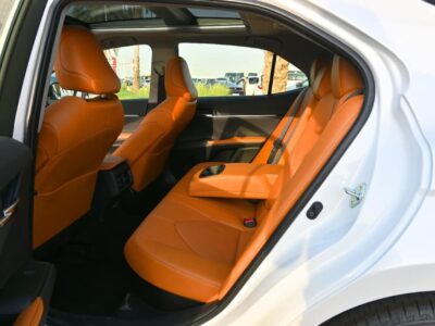 2024 Toyota Camry 2.5 Litres Inline-4 Cylinder Petrol Engine White Tan Sedan GCC Specs Automatic