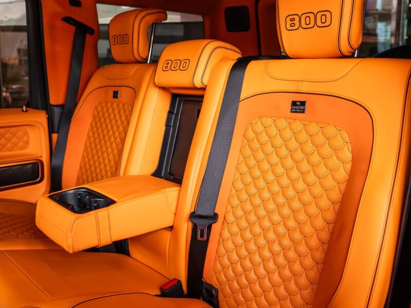 2022 Mercedes Benz G63 AMG BRABUS G800 4.0 Litres 8 Cylinders Petrol Engine Blue Orange SUV