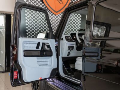2022 Mercedes-Benz G-Class G800 Brabus 800 Kit 4.0L 8 Cylinders Engine Black Blue SUV Fully Loaded
