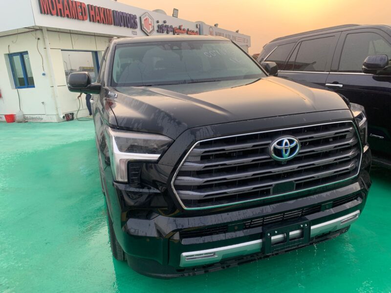2023 Toyota Sequoia 3.5 Litres 6 Cylinders Turbo Hybrid Engine Black SUV GCC Specs Automatic
