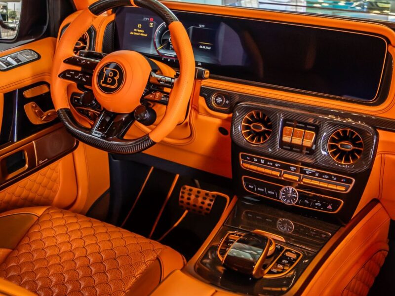 2022 Mercedes Benz G63 AMG BRABUS G800 4.0 Litres 8 Cylinders Petrol Engine Blue Orange SUV