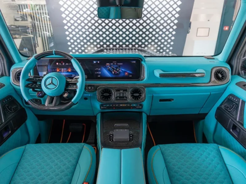 2026 Mercedes-Benz G-Class G800 Brabus 800 Kit 4.0L 8 Cylinders Engine Grey Blue SUV European Specs