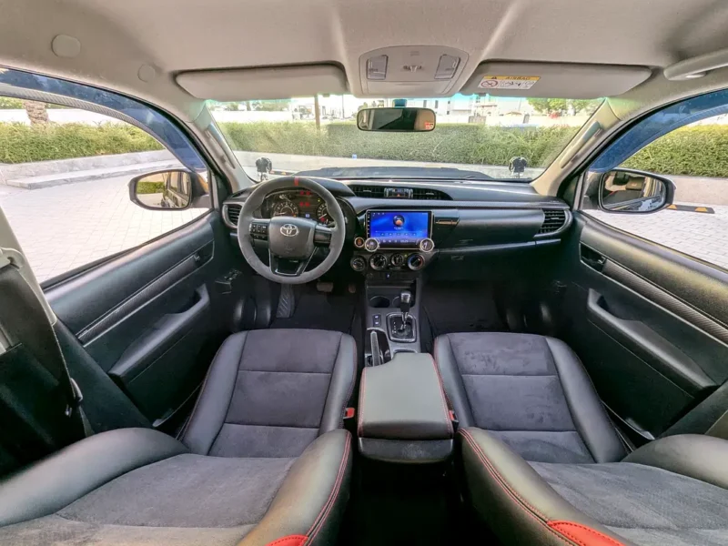 2020 Toyota Hilux GR Sport Facelifted 2026 2.7 Litres V4 Petrol Engine Black Pickup Truck GCC Specs