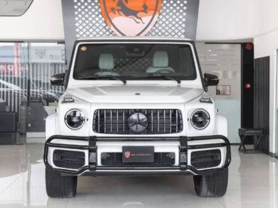 2023 Mercedes-Benz G 63 AMG 4.0 Litres V8 Turbo Petrol Engine Matte White-White SUV Fully Loaded