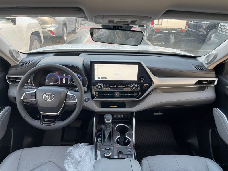 2026 Toyota Highlander 2.5 Litres 4 Cylinder Hybrid Engine White Beige SUV GCC Specs Automatic