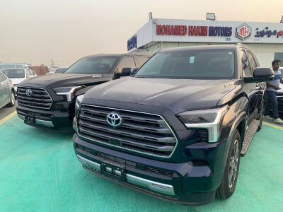 2023 Toyota Sequoia 3.5 Litres 6 Cylinders Turbo Hybrid Engine Black SUV GCC Specs Automatic