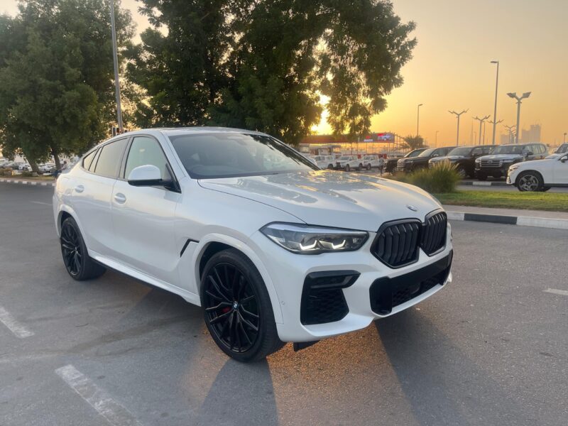 2022 BMW X6 xDrive40i 3.0-liter turbocharged inline-6 Engine White Black SUV GCC Specs