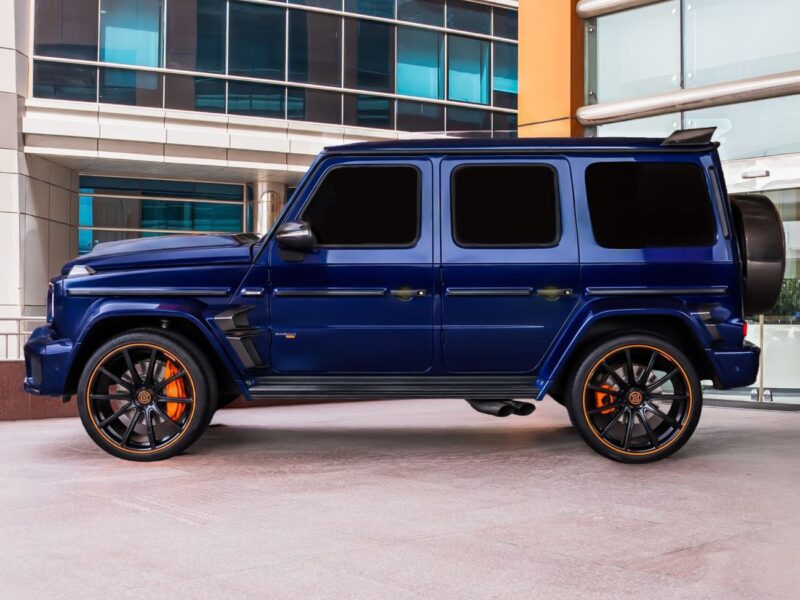 2022 Mercedes Benz G63 AMG BRABUS G800 4.0 Litres 8 Cylinders Petrol Engine Blue Orange SUV