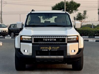 2024 Toyota Prado GXR 2.4 Litres Turbo 4 Cylinders Petrol Engine White Beige SUV GCC Specs
