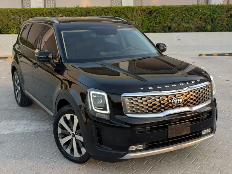 2021 Kia Telluride EX 3.8 Litres V6 Petrol Engine Black SUV GCC Specs Full Option Excellent Condition