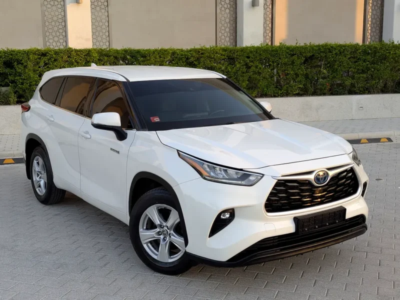 2020 Toyota Highlander Limited 6 Cylinders Hybrid Engine White Beige Premium Family SUV GCC Specs