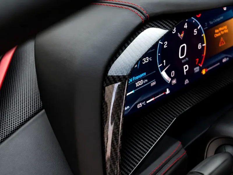 2022 Chevrolet Corvette Stingray 3LT 8 Cylinders Petrol Engine Yellow Red Sports Car GCC Specs