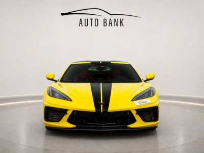 2022 Chevrolet Corvette Stingray 3LT 8 Cylinders Petrol Engine Yellow Red Sports Car GCC Specs