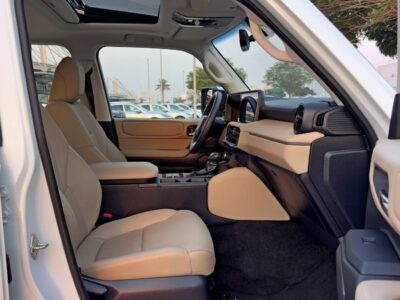 2024 Toyota Prado GXR 2.4 Litres Turbo 4 Cylinders Petrol Engine White Beige SUV GCC Specs