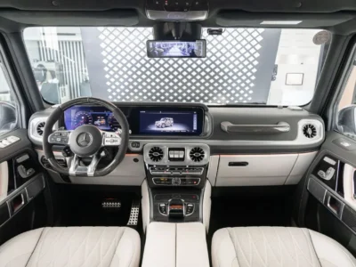 2023 Mercedes-Benz G 63 AMG 4.0 Litres V8 Turbo Petrol Engine Matte White-White SUV Fully Loaded