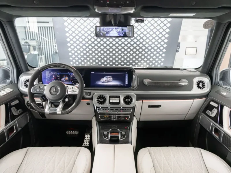 2023 Mercedes-Benz G 63 AMG 4.0 Litres V8 Turbo Petrol Engine Matte White-White SUV Fully Loaded