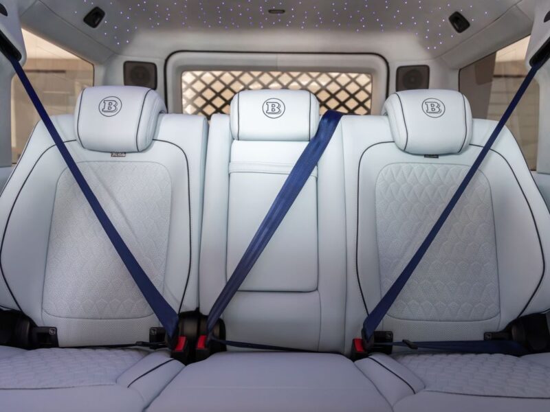 2022 Mercedes-Benz G-Class G800 Brabus 800 Kit 4.0L 8 Cylinders Engine Black Blue SUV Fully Loaded