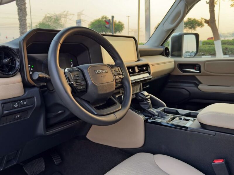 2024 Toyota Prado GXR 2.4 Litres Turbo 4 Cylinders Petrol Engine White Beige SUV GCC Specs