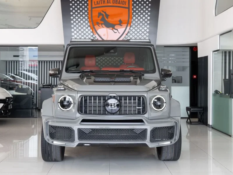 2021 Mercedes-Benz G-Class G800 Brabus 800 Kit 4.0L 8 Cylinders Engine Grey Red SUV European Specs