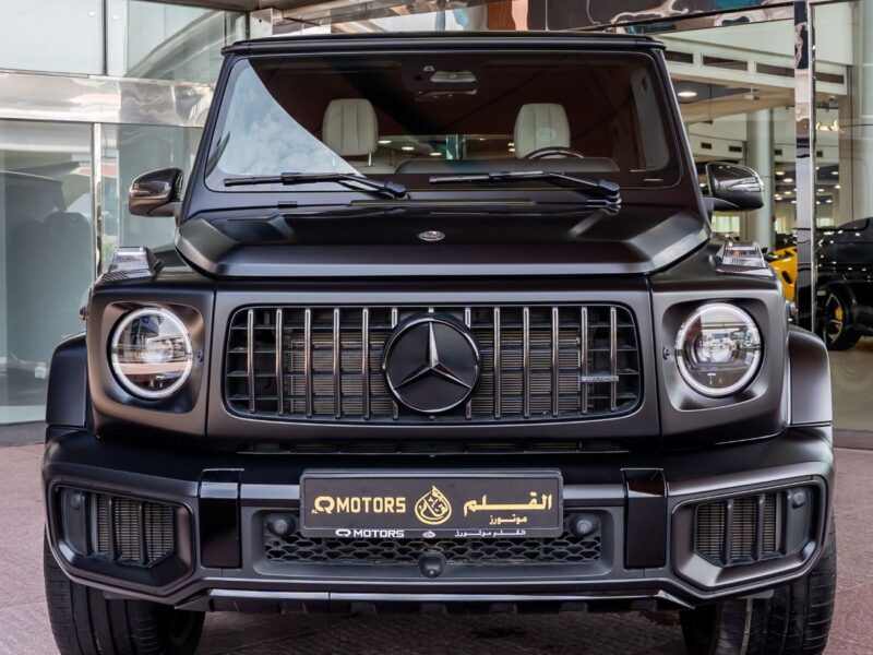 2025 Mercedes-Benz G-Class G 63 AMG 4.0 Litres V8 Biturbo Petrol Engine Black White SUV GCC Specs
