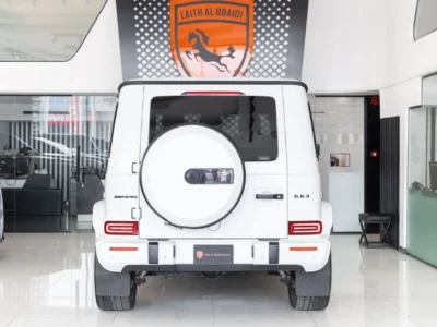 2023 Mercedes-Benz G 63 AMG 4.0 Litres V8 Turbo Petrol Engine Matte White-White SUV Fully Loaded