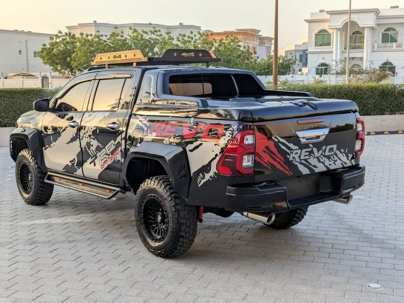 2020 Toyota Hilux GR Sport Facelifted 2026 2.7 Litres V4 Petrol Engine Black Pickup Truck GCC Specs