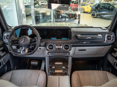 2025 Mercedes-Benz G-Class G 63 AMG 4.0 Litres V8 Biturbo Petrol Engine Black White SUV GCC Specs