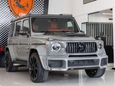 2021 Mercedes-Benz G-Class G800 Brabus 800 Kit 4.0L 8 Cylinders Engine Grey Red SUV European Specs