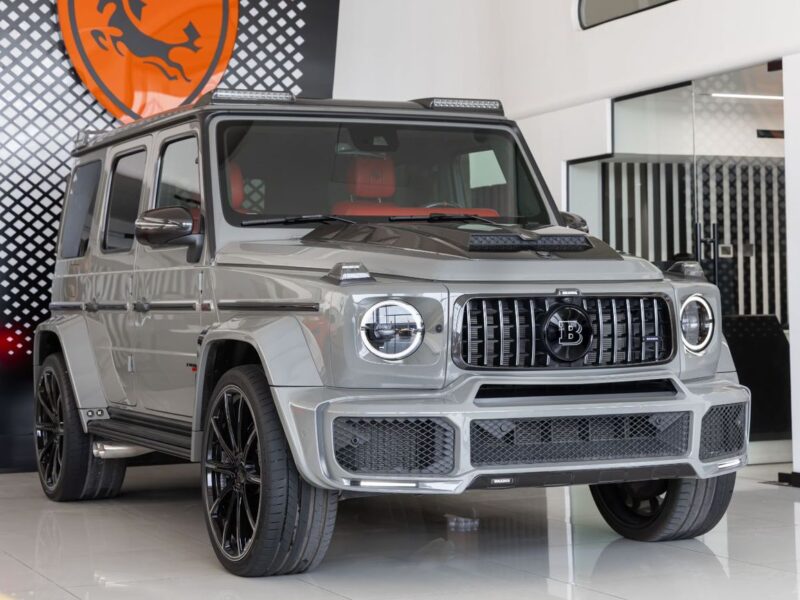 2021 Mercedes-Benz G-Class G800 Brabus 800 Kit 4.0L 8 Cylinders Engine Grey Red SUV European Specs