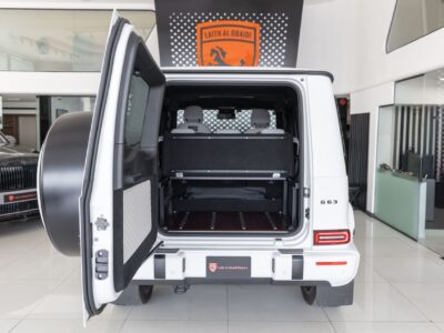 2023 Mercedes-Benz G 63 AMG 4.0 Litres V8 Turbo Petrol Engine Matte White-White SUV Fully Loaded