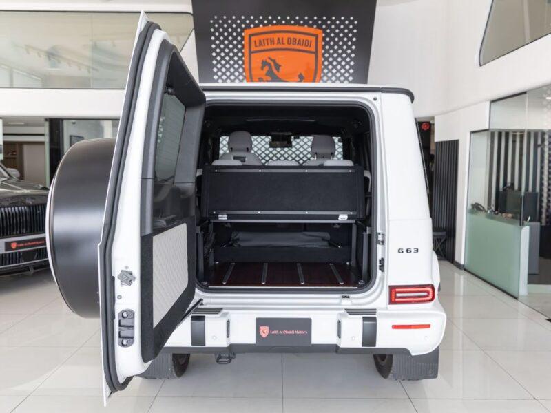 2023 Mercedes-Benz G 63 AMG 4.0 Litres V8 Turbo Petrol Engine Matte White-White SUV Fully Loaded