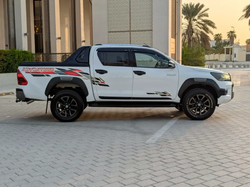 2021 Toyota Hilux Adventure 6 Cylinders Petrol Engine White Black Pickup Truck Japanese Specs