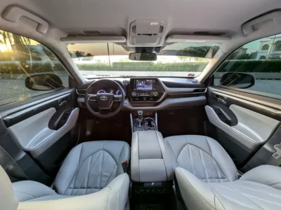 2020 Toyota Highlander Limited 6 Cylinders Hybrid Engine White Beige Premium Family SUV GCC Specs