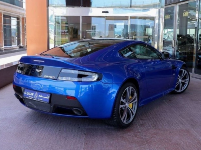2015 Aston Martin Vantage 6.0 Litres 12 Cylinders Petrol Engine Blue White Coupe GCC Specs