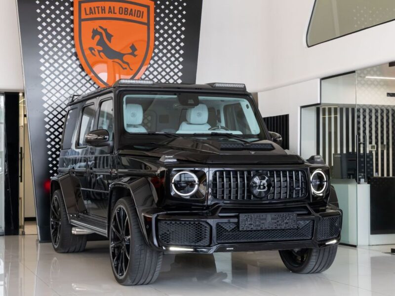 2022 Mercedes-Benz G-Class G800 Brabus 800 Kit 4.0L 8 Cylinders Engine Black Blue SUV Fully Loaded