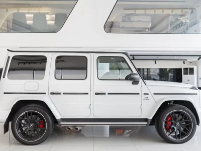 2023 Mercedes-Benz G 63 AMG 4.0 Litres V8 Turbo Petrol Engine Matte White-White SUV Fully Loaded