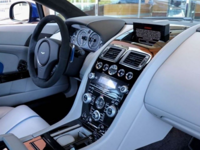 2015 Aston Martin Vantage 6.0 Litres 12 Cylinders Petrol Engine Blue White Coupe GCC Specs