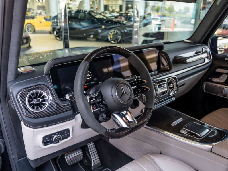 2025 Mercedes-Benz G-Class G 63 AMG 4.0 Litres V8 Biturbo Petrol Engine Black White SUV GCC Specs