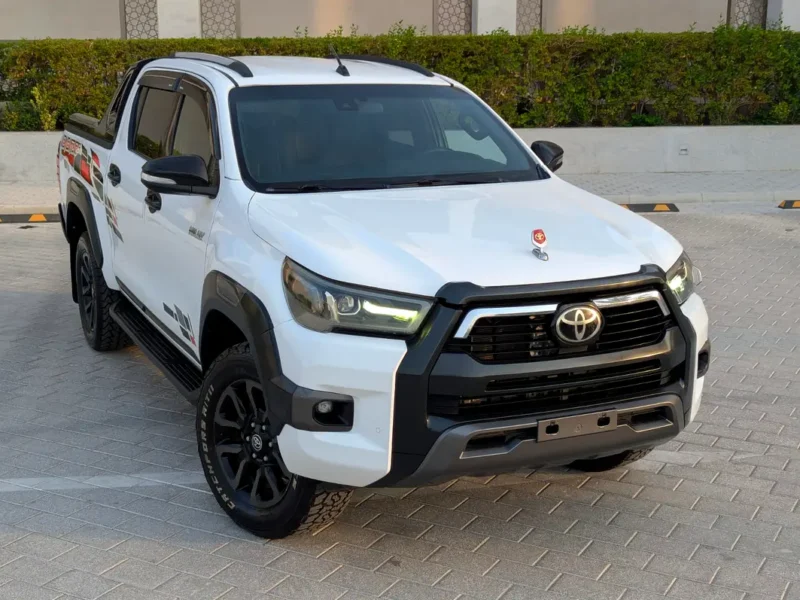 2021 Toyota Hilux Adventure 6 Cylinders Petrol Engine White Black Pickup Truck Japanese Specs