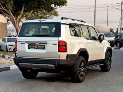 2024 Toyota Prado GXR 2.4 Litres Turbo 4 Cylinders Petrol Engine White Beige SUV GCC Specs