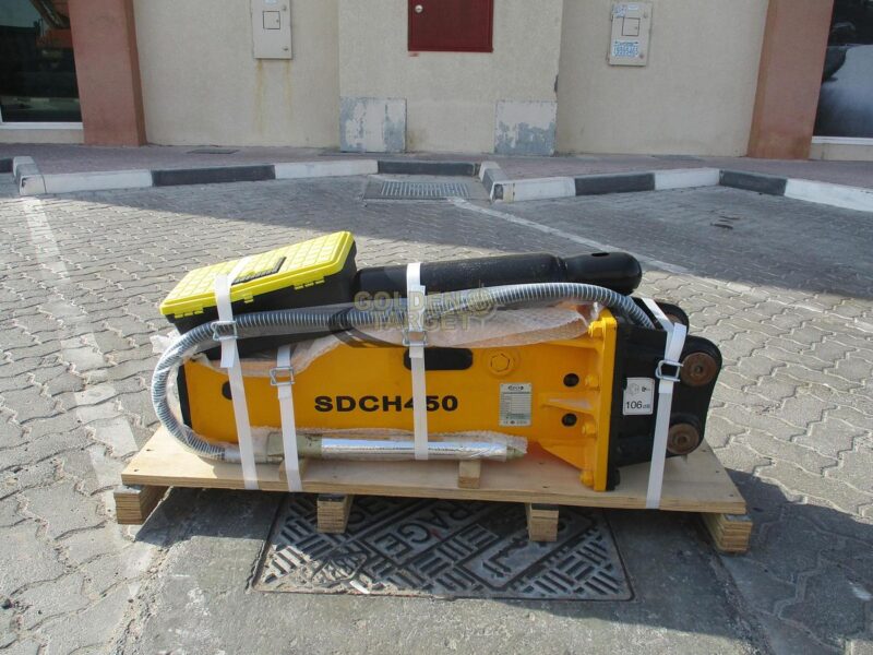 2025 SDCH 450 Hydraulic Breaker Hammer Yellow