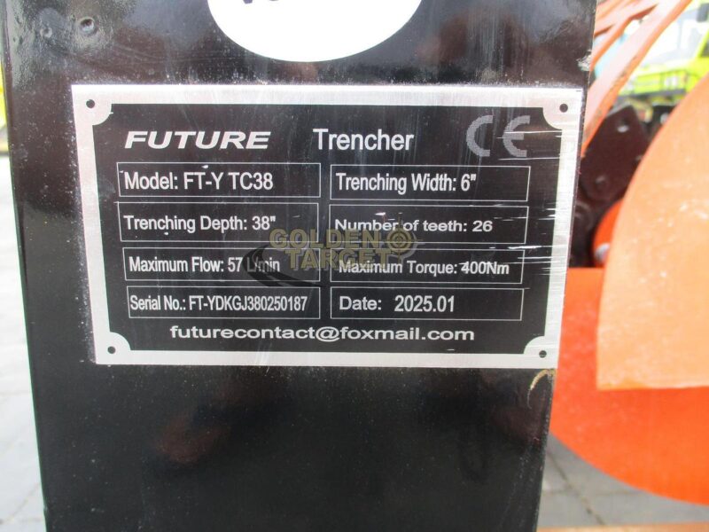 2025 Future FT-Y-TC38 Skid Steer Trencher