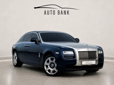 2011 Rolls-Royce Ghost Standard 12 Cylinders Petrol Engine Blue Brown Sedan GCC Specs